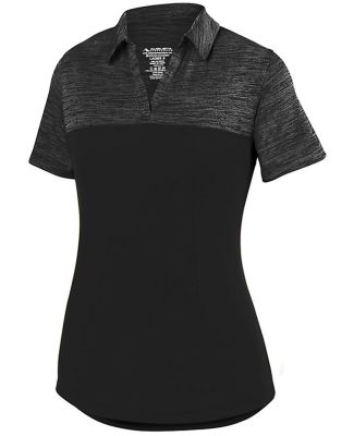 Augusta Sportswear 5413 Women's Shadow Tonal Heath in Black