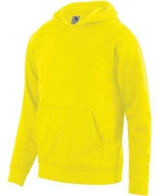 Augusta Sportswear 5415 Youth 60/40 Fleece Hoodie in Power yellow
