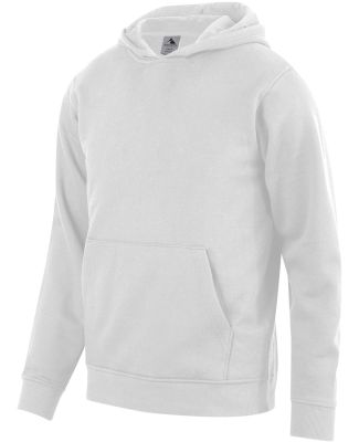 Augusta Sportswear 5415 Youth 60/40 Fleece Hoodie in White