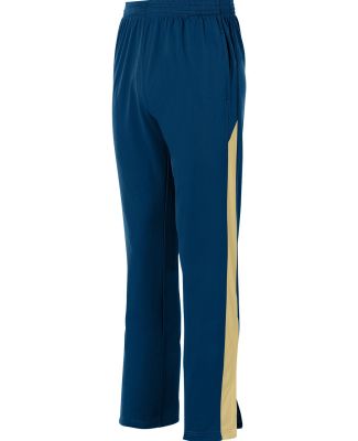 Augusta Sportswear 7761 Youth Medalist Pant 2.0 in Navy/ vegas gold