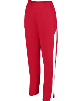 Augusta Sportswear 7762 Women's Medalist Pant 2.0 in Red/ white