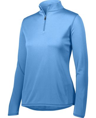 Augusta Sportswear 2787 Women's Attain Quarter-Zip in Columbia blue