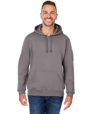 J America 8824 Premium Hooded Sweatshirt in Fossil