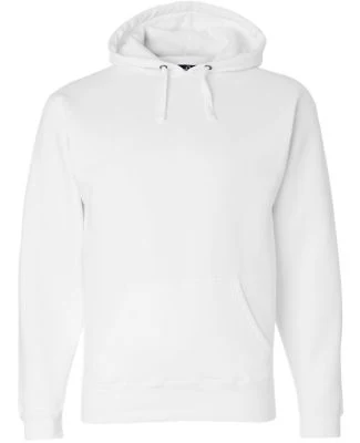 J America 8824 Premium Hooded Sweatshirt in White