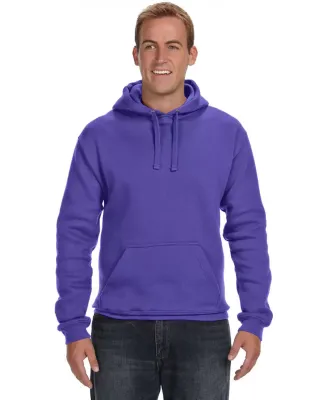 J America 8824 Premium Hooded Sweatshirt Purple