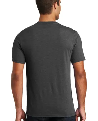 District Made DT1350     Mens Perfect Tr   V-Neck  Black Frost