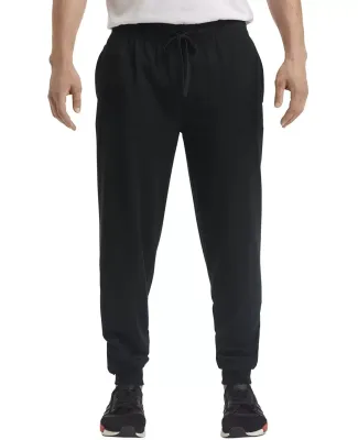 Anvil 73120 French Terry Unisex Joggers in Black
