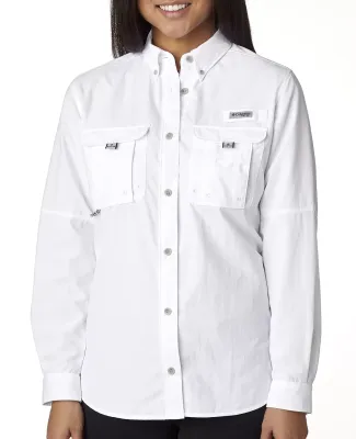 Columbia Sportswear 7314 Ladies' Bahama™ Long-Sl WHITE