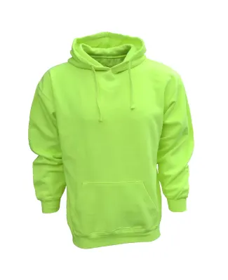 Bright Shield BS301 Adult Pullover Fleece Hood SAFETY GREEN