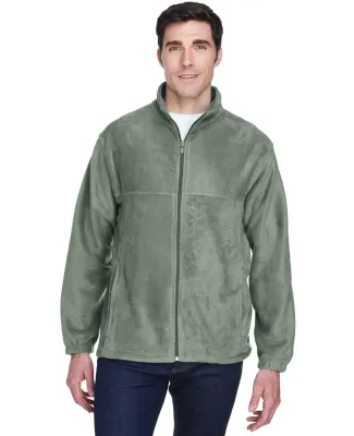 Harriton M990 Men's 8 oz. Full-Zip Fleece DILL