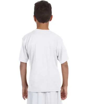 Harriton M320Y Youth 4.2 oz. Athletic Sport T-Shir WHITE