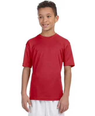 Harriton M320Y Youth 4.2 oz. Athletic Sport T-Shir RED