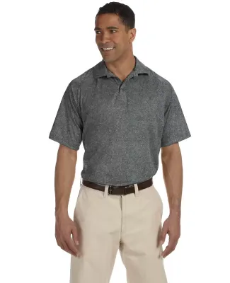 Harriton M374 Men's 3.8 oz. Polytech Mesh Insert P CHARCOAL