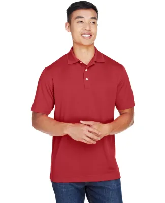 Harriton M353 Men's Double Mesh Polo RED