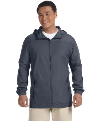 Harriton M765 Men's Essential Rainwear GRAPHITE