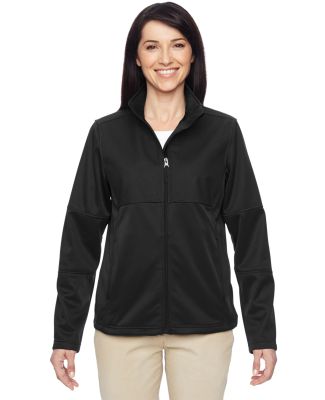 Harriton M745W Ladies' Task Performance Fleece Ful BLACK