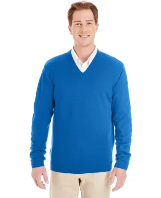 Harriton M420 Men's Pilbloc™ V-Neck Sweater TRUE ROYAL