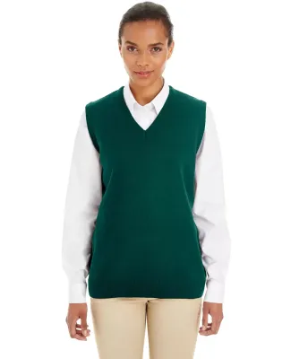 Harriton M415W Ladies' Pilbloc™ V-Neck Sweater V HUNTER