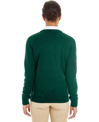 Harriton M420W Ladies' Pilbloc™ V-Neck Sweater HUNTER