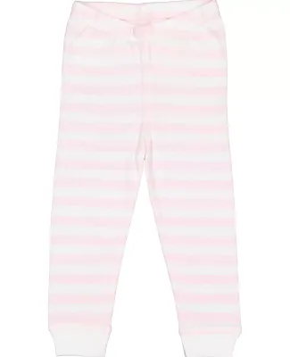 Rabbit Skins 202Z Baby Rib Toddler Pajama Pants BLRNA/ W STR/ WH