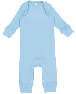 Rabbit Skins 4412 Infant Long Legged Baby Rib Body LIGHT BLUE