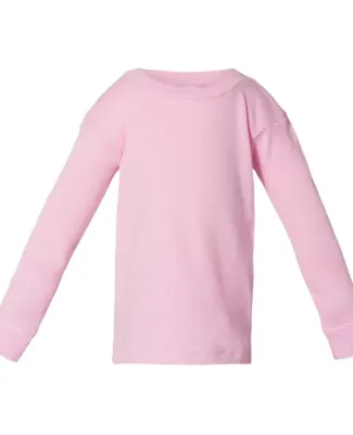 Rabbit Skins 101Z Infant Long Sleeve Baby Rib Paja PINK