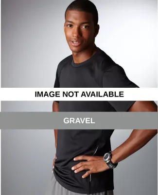 New Balance N9118 Men's Tempo Performance T-Shirt GRAVEL