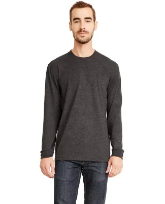 Next Level Apparel 6411 Unisex Sueded Long Sleeve  in Heather metal