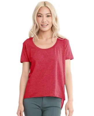 Next Level Apparel 5030 Women's Droptail Scoop Nec in Red