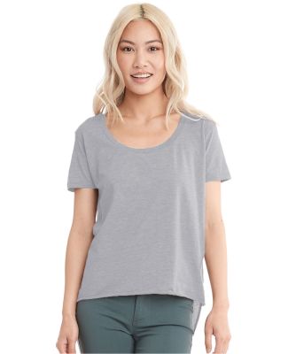 Next Level Apparel 5030 Women's Droptail Scoop Nec in Silver