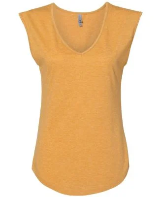 Next Level Apparel 5040 Women's Festival Sleeveles in Antique gold