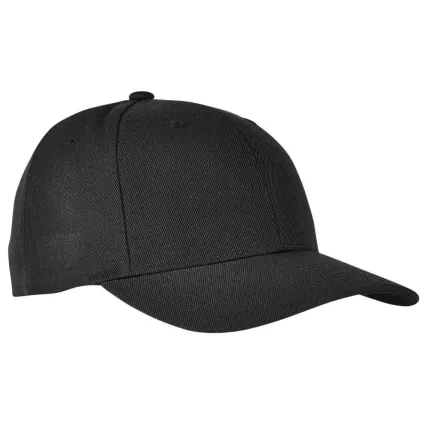 6789M Flexfit Premium Curved Visor Snapback in Black