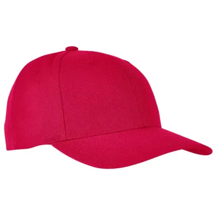 6789M Flexfit Premium Curved Visor Snapback in Red