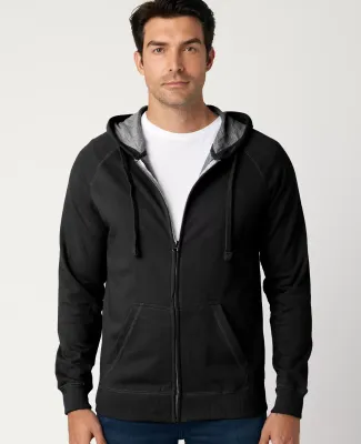Cotton Heritage M2730 French Terry Full Zip Hoodie Black