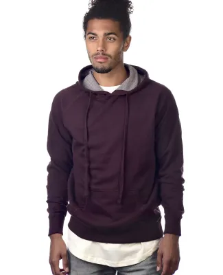 Cotton Heritage M2630 French Terry Pullover Hoodie Wine