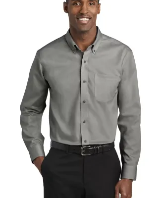 Red House RH240   Pinpoint Oxford Non-Iron Shirt in Charcoal