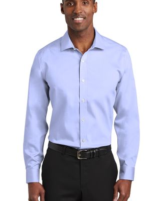 Red House RH620   Slim Fit Pinpoint Oxford Non-Iro Blue