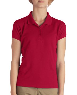 Dickies KS952 Girls' Short-Sleeve Performance Polo ENGLISH RED