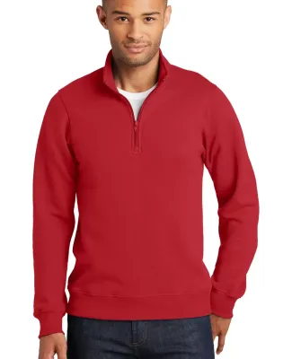 Port & Company PC850Q  Fan Favorite Fleece 1/4-Zip Bright Red