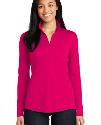 Sport Tek LST357 Sport-Tek Ladies PosiCharge Compe in Pink raspberry