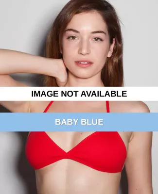 4310 American Apparel Baby Rib Bikini Bra Baby Blue