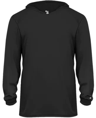 Badger Sportswear 2105 B-Core Long Sleeve Youth Ho in Black