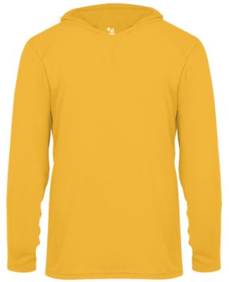 Badger Sportswear 2105 B-Core Long Sleeve Youth Ho in Gold