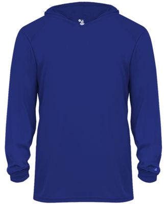 Badger Sportswear 2105 B-Core Long Sleeve Youth Ho in Royal