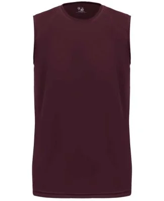 Badger Sportswear 2130 B-Core Sleeveless Youth Tee in Maroon