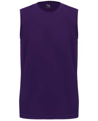 Badger Sportswear 2130 B-Core Sleeveless Youth Tee in Purple