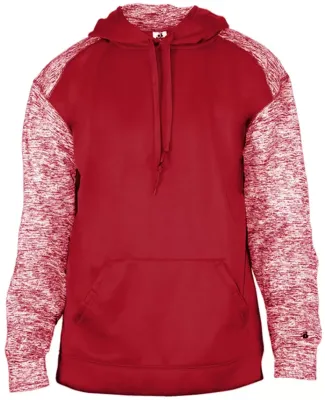 Badger Sportswear 2462 Sport Blend Youth Hood Red/ Red Blend