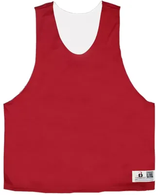 Badger Sportswear 2564 B-Core Youth Lax Rev. Jerse Red/ White