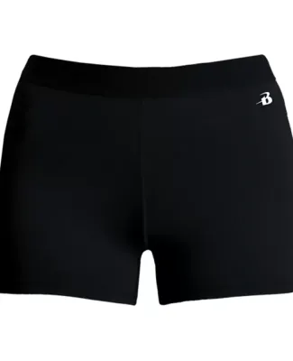 Badger Sportswear 2629 Girls Pro-Compression Short Black