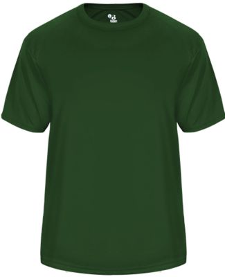 Badger Sportswear 4170 Vent Back Tee in Forest